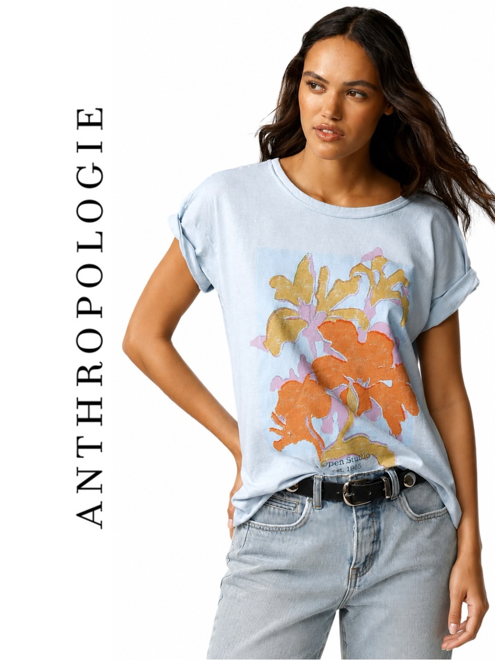 Anthropologie Instant Icons Graphic Tee - Picture 2 of 6